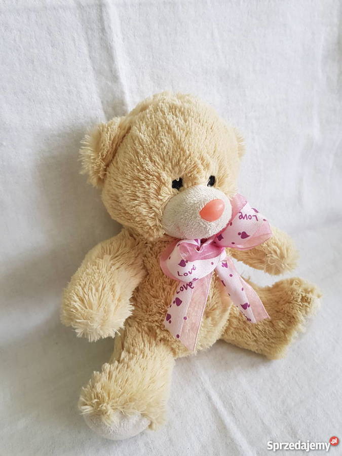 Misiek LOVE mięciutki maskotka dolnośląskie Bolesławiec