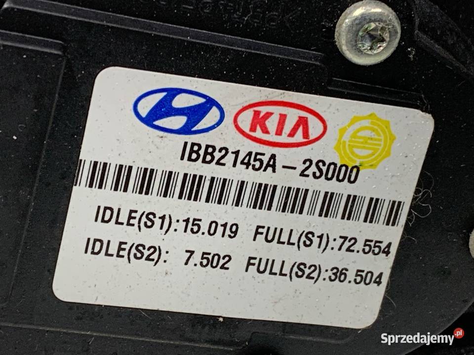 POTENCJOMETR GAZU HYUNDAI ix35 2145A2S000 17 116