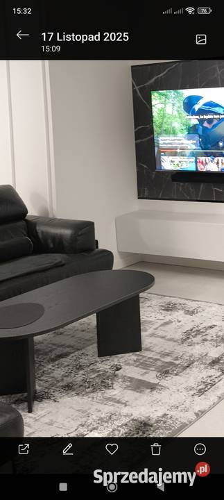 Stolik kawowy czarne drzewo