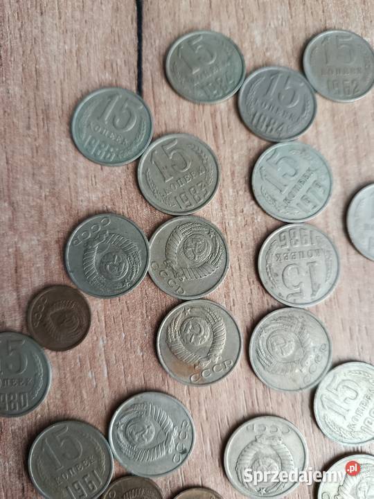 Monety stare cccp kopiejki 90 sztuk zestaw Choszczno