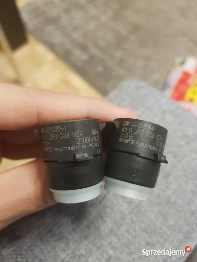 Czujniki parkowania Bosch czarny biały niebieski czujniki Układ elektryczny Sieradz sprzedam