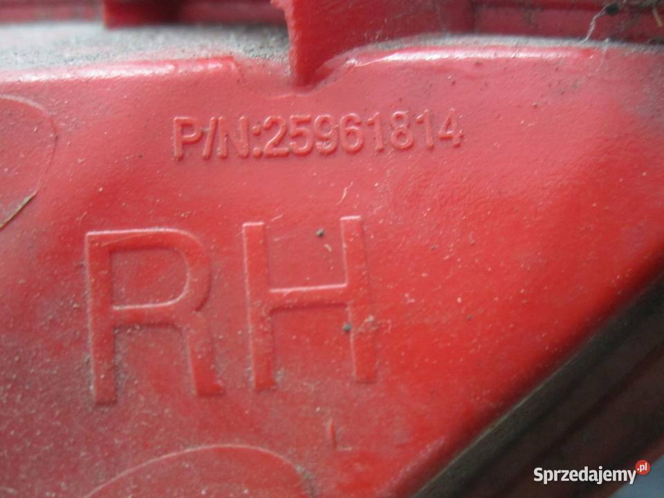 MOKKA A 13r lampa prawa tył w zderzak 25961814 Kielce sprzedam