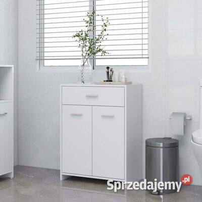 vidaXL Szafka łazienkowa biała 60x33x80 materiał Warszawa sprzedam