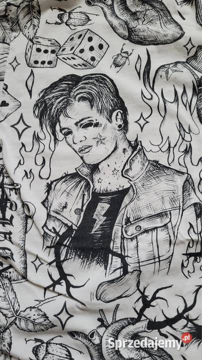 Biała koszulka Cropp Łysa Góra sprzedam