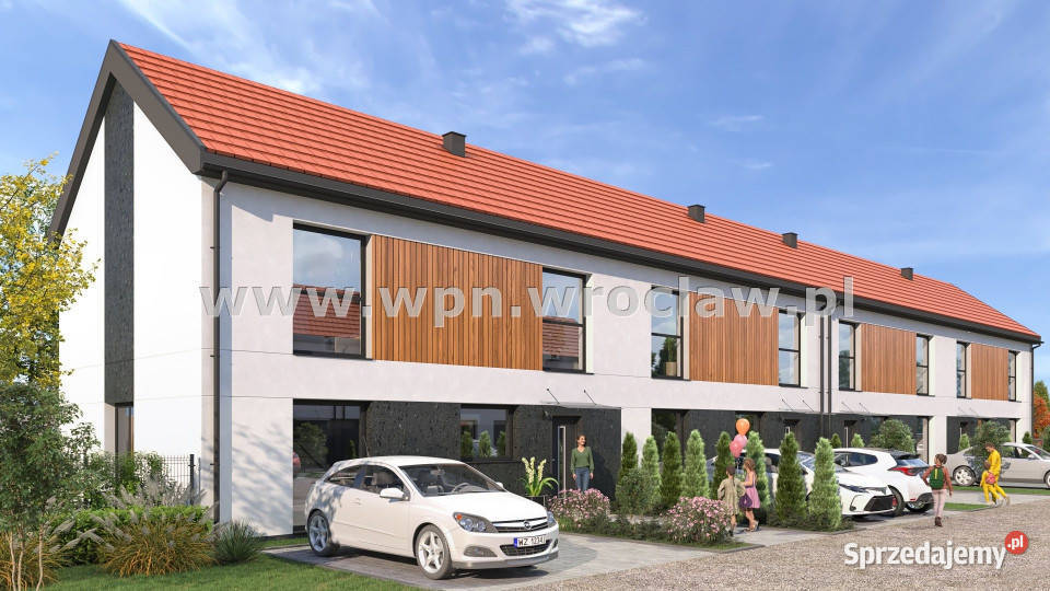 Do sprzedaży dom szeregowy Kąty Wrocławskie 7380zł/m2