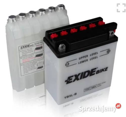 Akumulator motocyklowy EXIDE EB5LB 12V 5Ah 65A Ostrowiec Świętokrzyski sprzedam