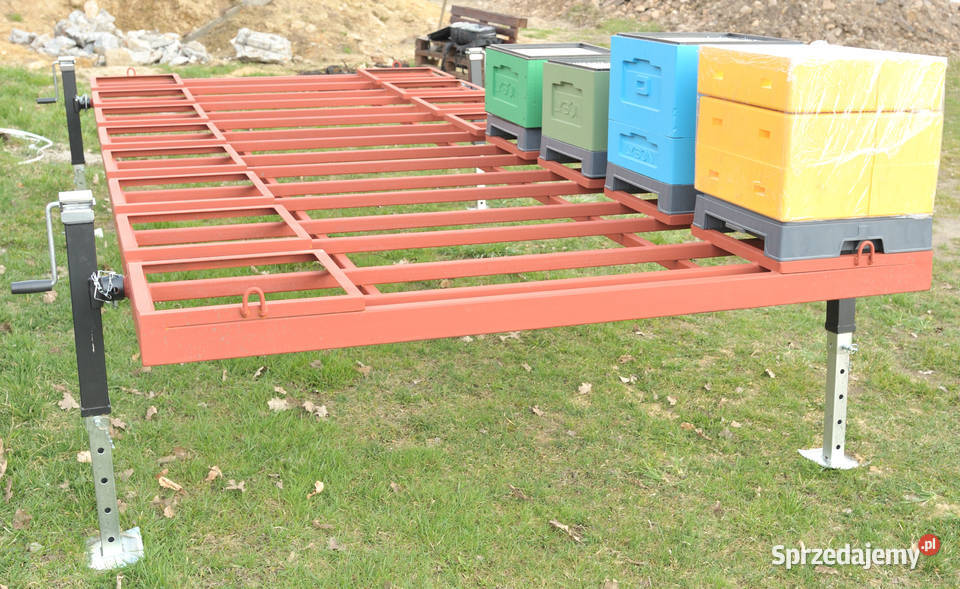 Platforma mobilna do przewozu uli