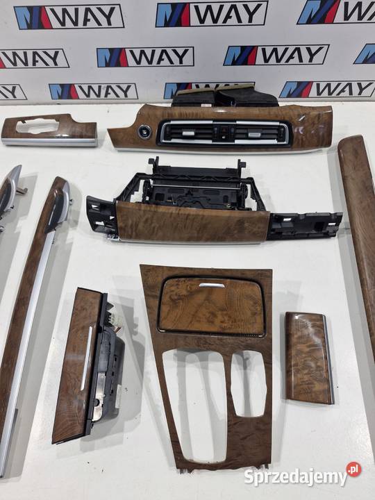 BMW 7 F01 LISTWY OZDOBNE WEWNĘTRZNE DEKORY Osłony i zaślepki