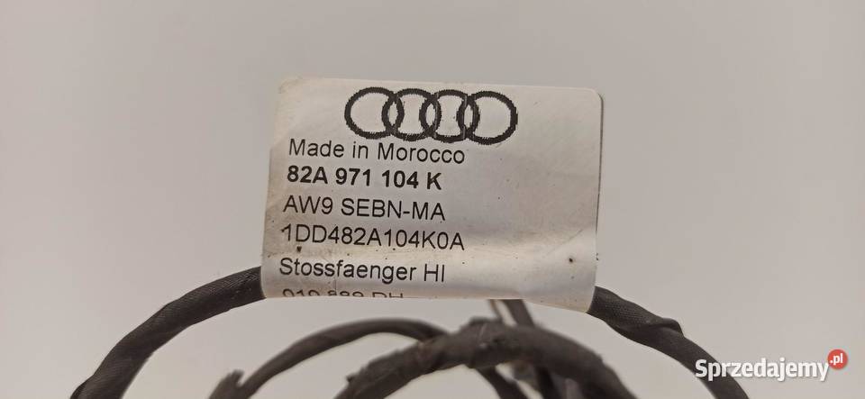 AUDI A1 82A WIĄZKA ZDERZAKA PDC TYŁ 82A971104K