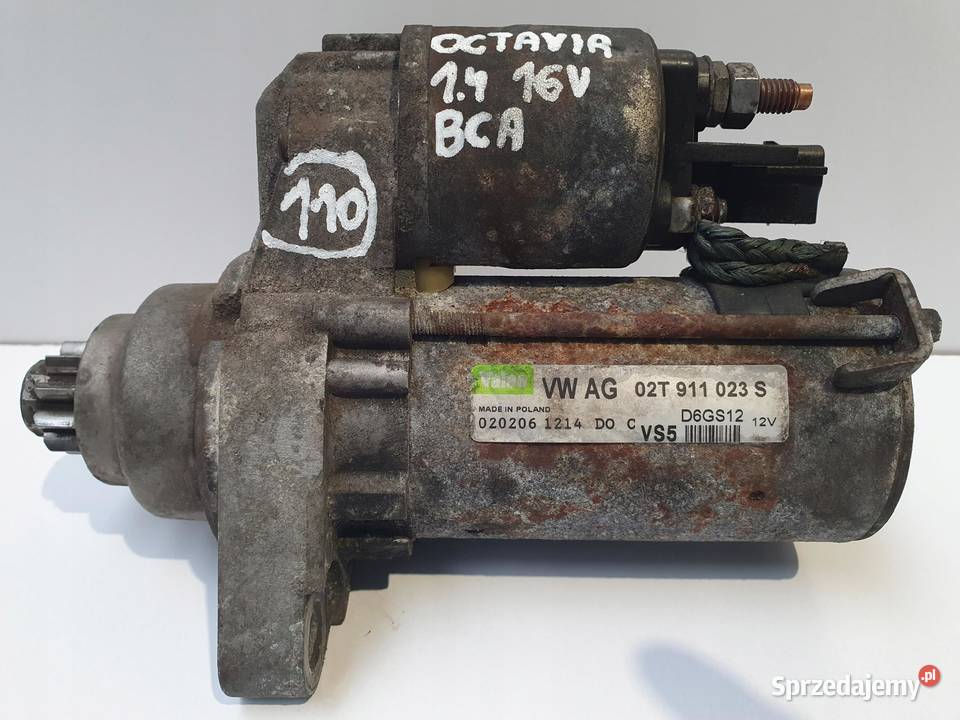 ROZRUSZNIK Skoda Octavia II 14 16V 02T911023S Rudka