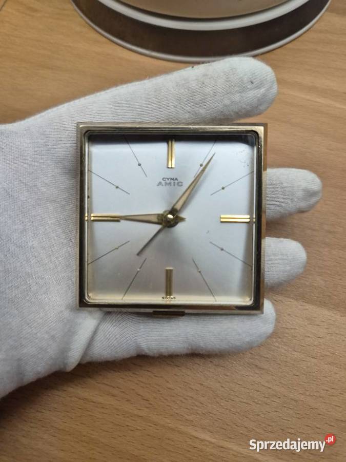 Stary podróżny budzik Cyma AMIC śląskie Chorzów