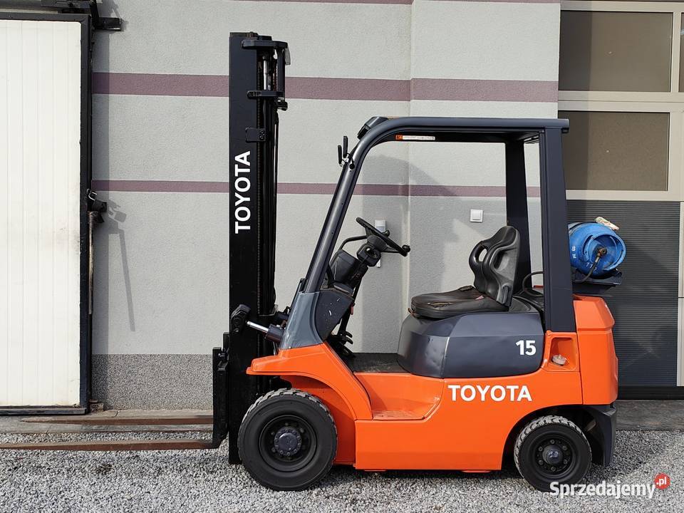 Wózek widłowy Toyota 7FG15 Lpg podnosi 35M Sandomierz