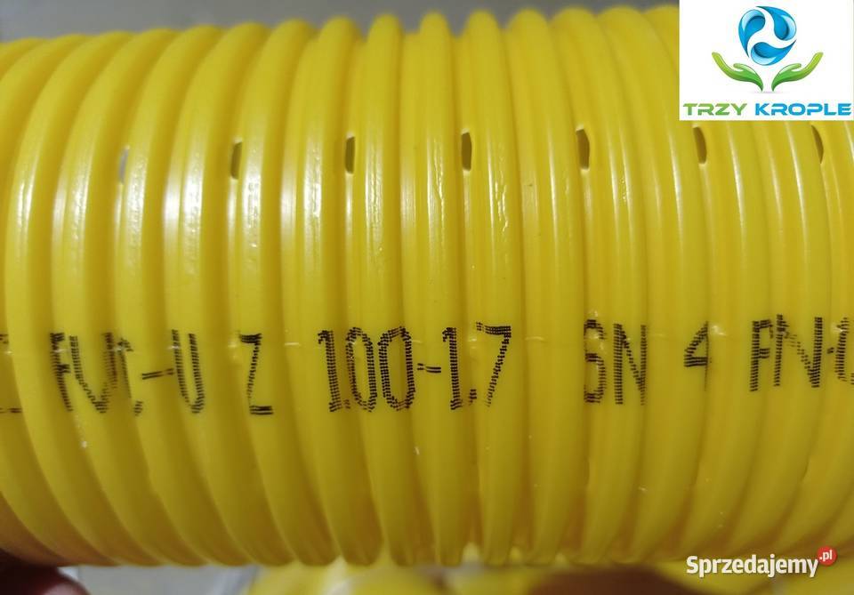 Rura fi80 drenażowa w oplocie otulinie owinięta Materiały budowlane Łódź sprzedam