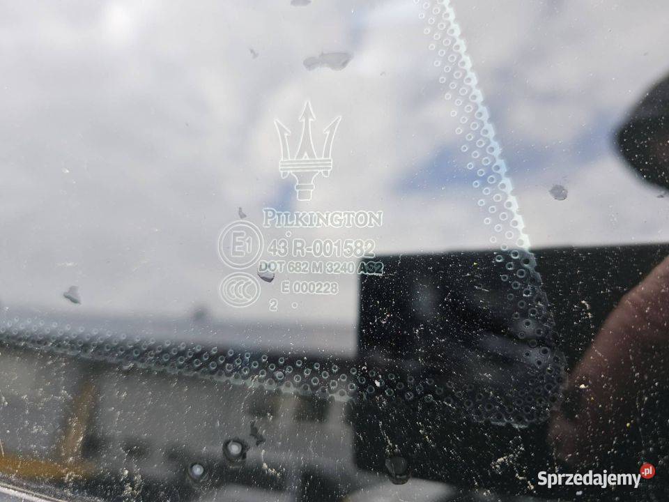 SZYBA BOCZNA MASERATI GRANTURISMO S PRAWA osobowe Lipno