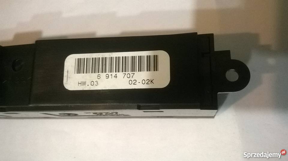 Zespół przełączników konsoli środkowej panel BMW Wyposażenie wnętrza