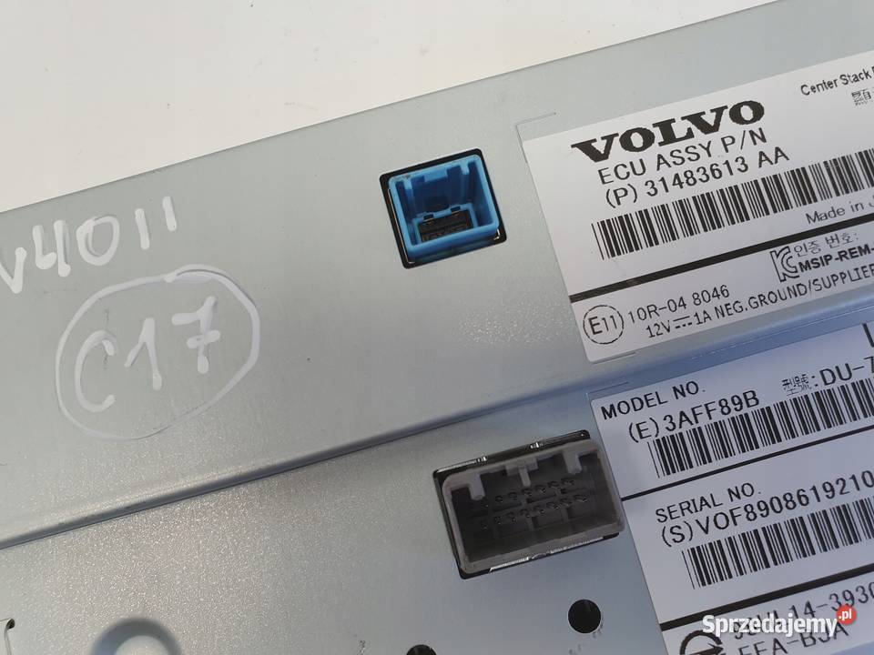 Volvo V40 II lift EKRAN NAWIGACJI Wyświetlacz Janów