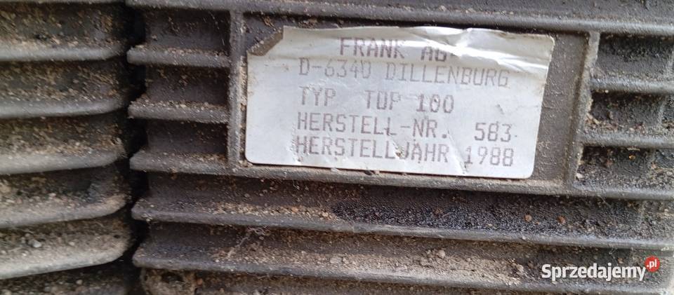 Myjka wysokociśnieniowa Frank top 100 Narzędzia warsztatowe dolnośląskie Bolesławiec