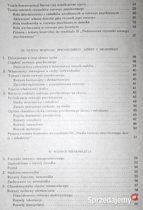 Psychologia rozwojowa Maria Przetacznikowa Chełm