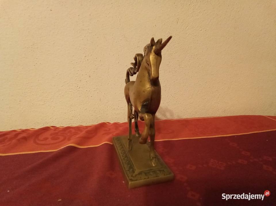 Figurka duża jednorożca Vintage USA mazowieckie