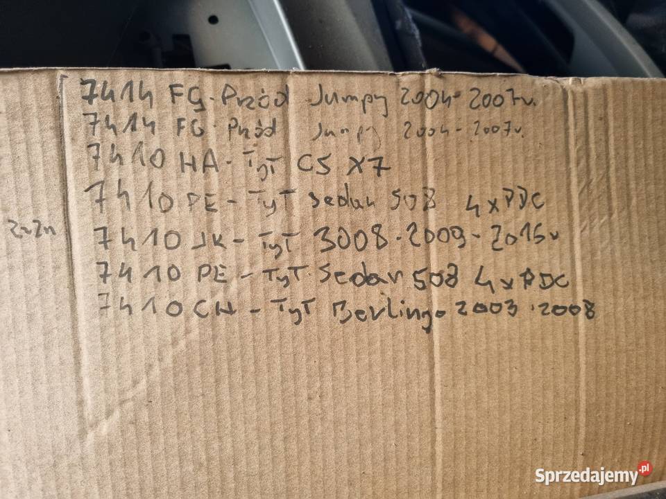 Nowy Oryginalny Zderzak Przód Tył OE Peugeot sprzedam