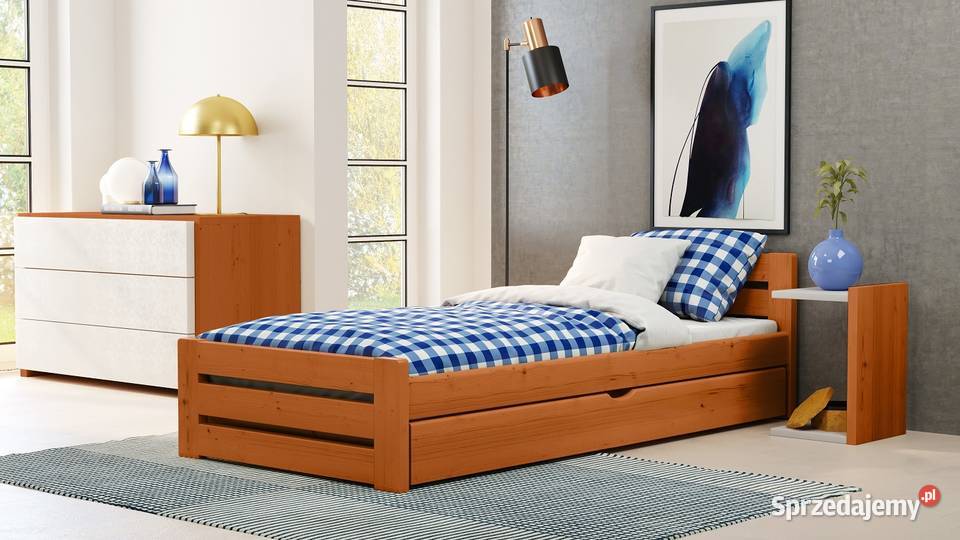 Mocne ŁÓŻKO Drewniane 120x200 GR 35 małopolskie Zakopane sprzedam