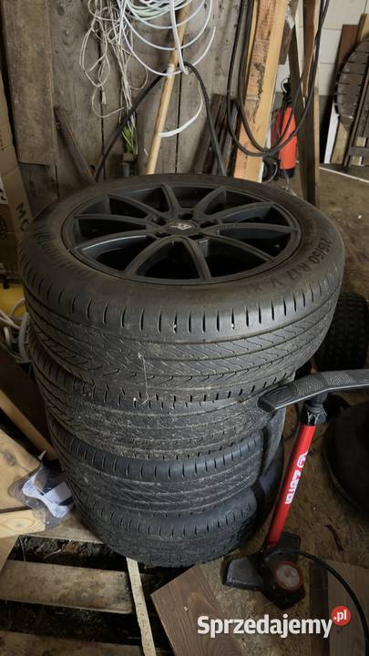 Sprzedam felgi BROCK RC32 R 17 opony Continental Małogoszcz sprzedam