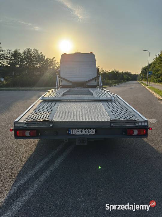 Mercedes Atego 1023 Autolaweta na dwa auta Pomoc tempomat Ostrowiec Świętokrzyski