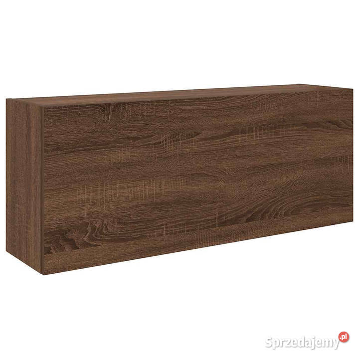 Wisząca szafka łazienkowa brązowy dąb 100x25x40 Warszawa