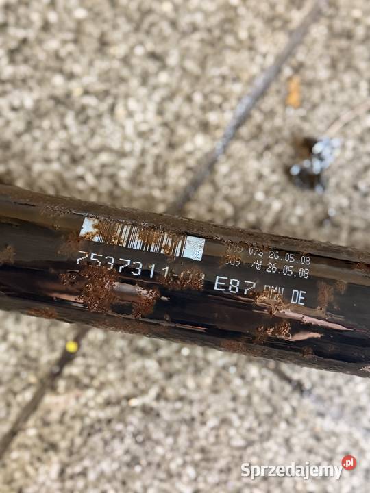 BMW E87 118i Wał napędowy kompletny 753731102 Wały napędowe Szprotawa