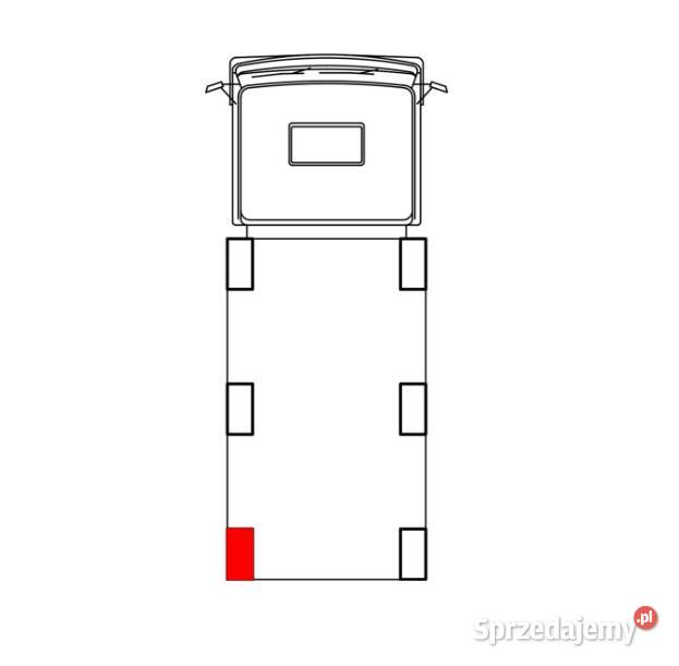 Słupek Blueline 1000 mm DL z podwójnym zamkiem wielkopolskie Przysieka Polska
