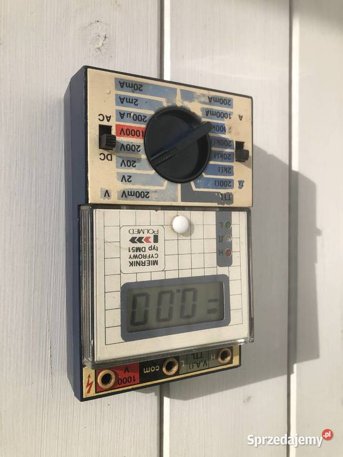 Miernik cyfrowy DM51 Polmed kolekcjonera