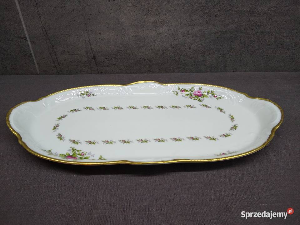 Półmisek królewski Rosenthal Moosrose ecru Porcelana i szkło Kalisz sprzedam