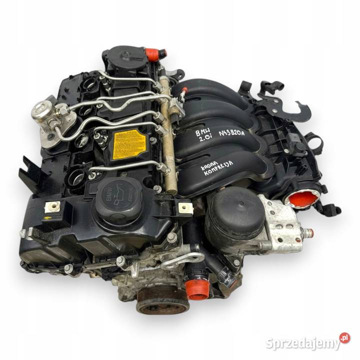 SILNIK N43B20 N43B20A BMW E81 E87 E60 E61 E90 Silniki kompletne Chełm