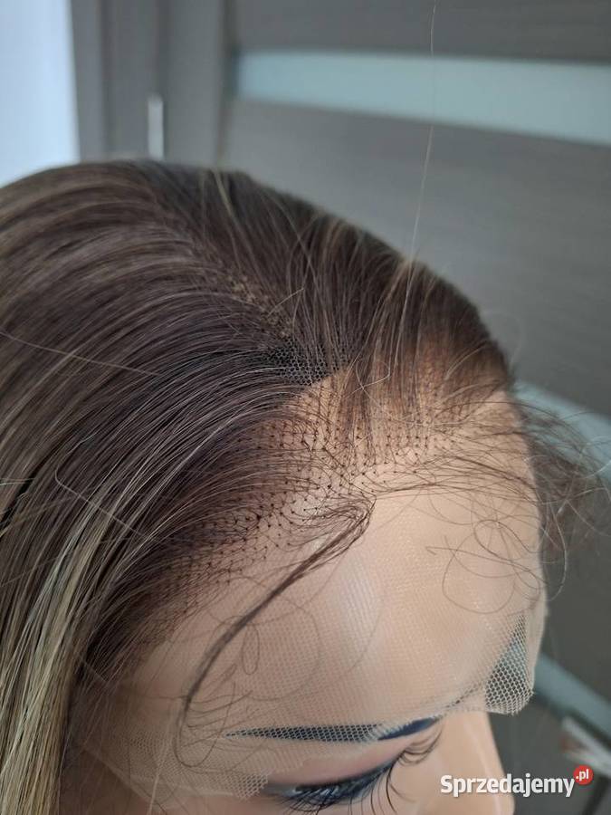 Długa kręcona blond peruka z koronką z przodu pomorskie Malbork sprzedam