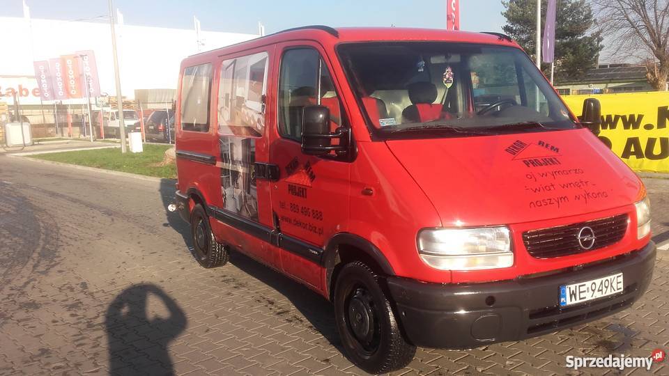 Samochód dostawczy Opel movano 2001r w stanie