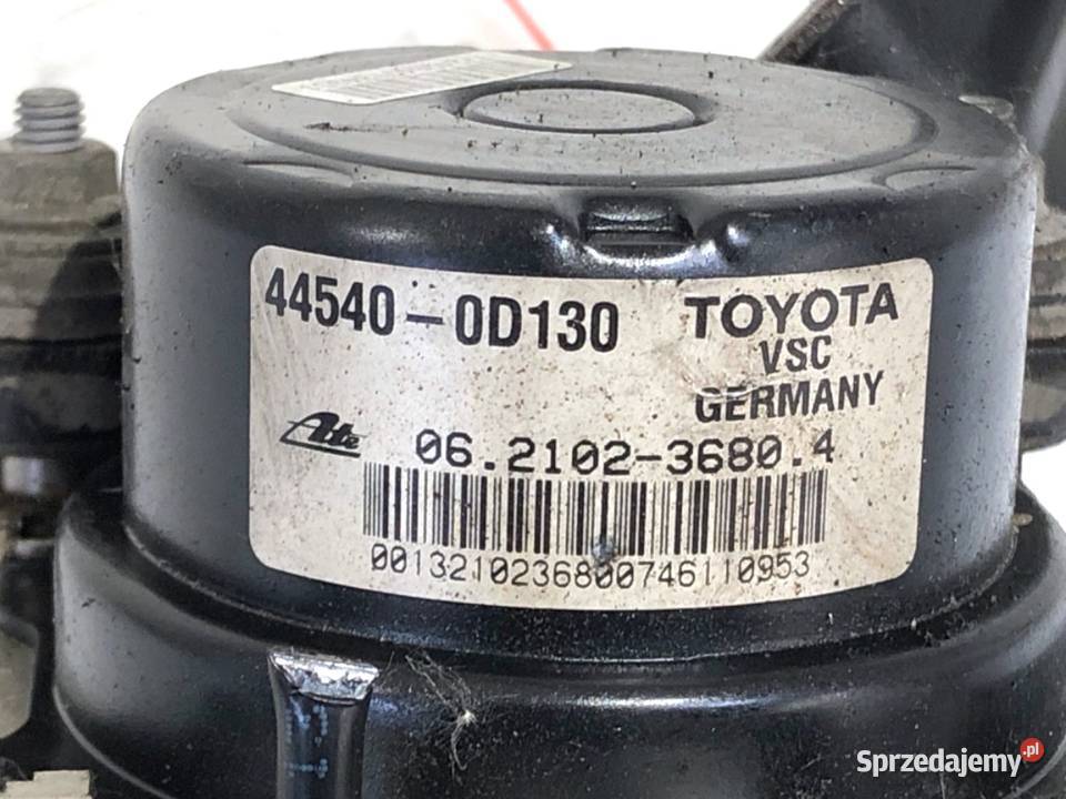 POMPA ABS TOYOTA YARIS III 445400D130 13 99 osobowe Układ ABS i ESP