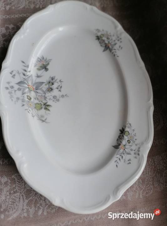 Półmisek porcelanowy Wałbrzych wymiary38cmx26 Łódź
