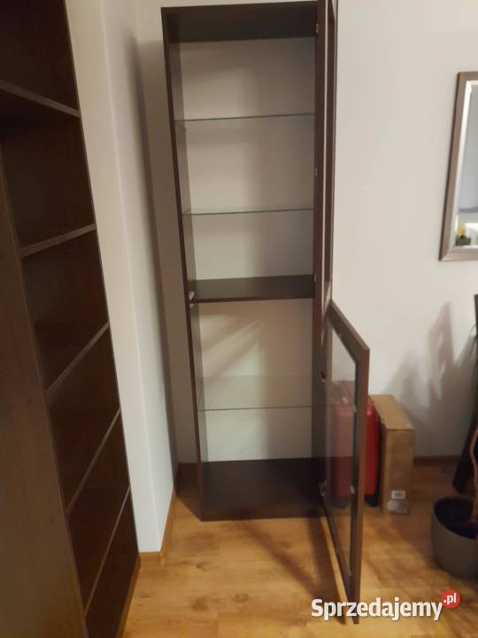 Sprzedam regał i przeszkloną gablotę Jasło sprzedam