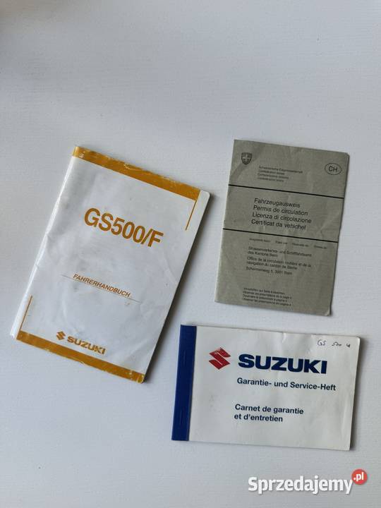 Suzuki GS500 2004 44 500 OKAZJA do rejestracji Suzuki Jedlanka