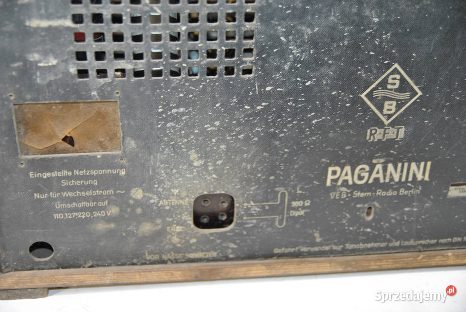 Radio lampowe RFT Paganini CB radia Elektronika Wieliczka