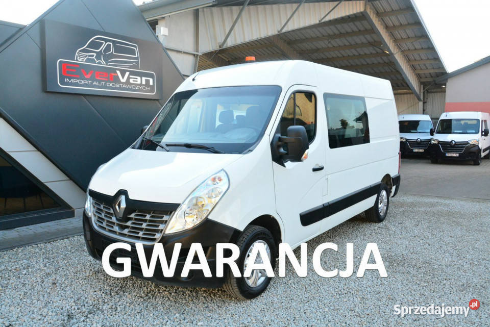 Renault Master średniak 7 osobowy brygadówka