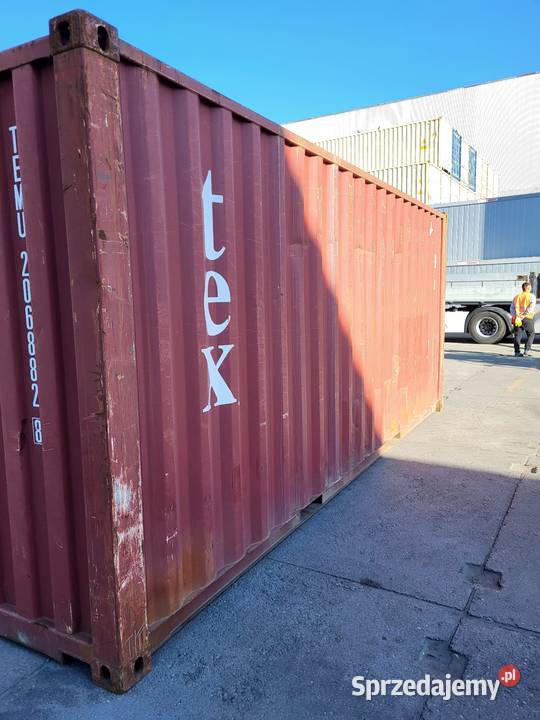 Sprzedam kontenery morskie używane 20DV6metrowy mazowieckie Wołomin