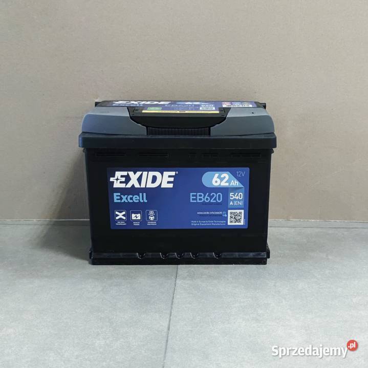 535x239x597 Akumulator Exide Excell 62Ah 540A EN Poznań