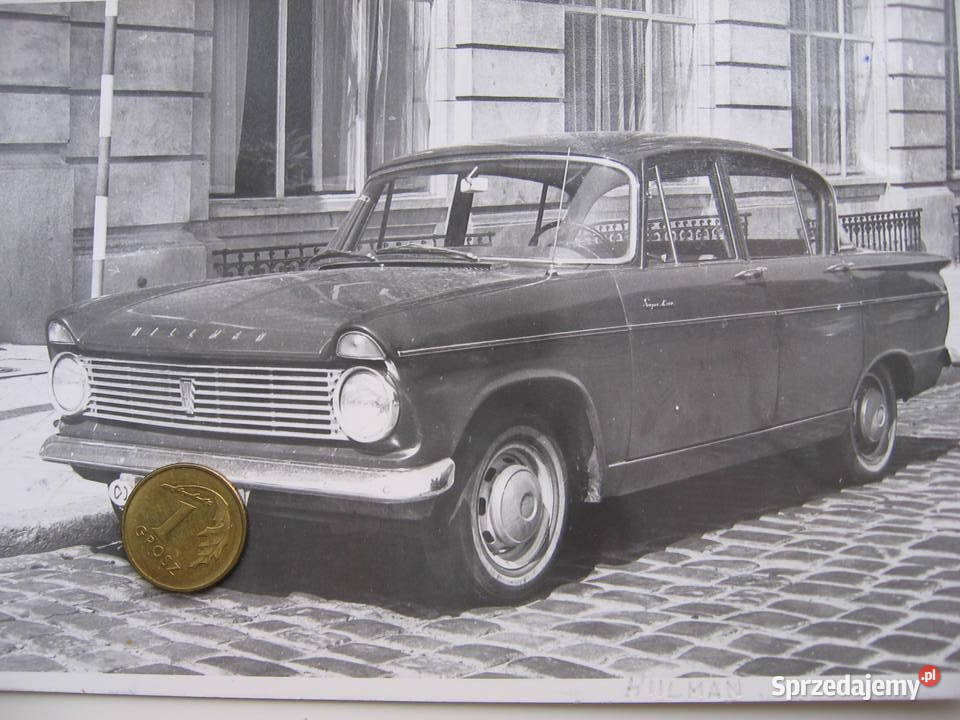 HILLMAN Super Minx stary napis emblemat auto PRL Przemyśl