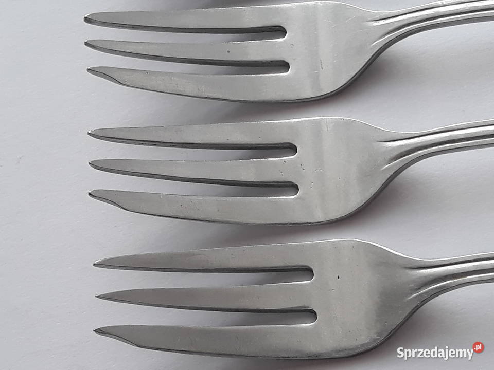 Widelczyki deserowe SATURN Hefra sztućce PRL Dąbrowa Górnicza