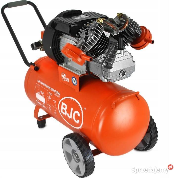 KOMPRESOR sprężarka BJC 50L 3 HP 2 tłoki 10 BAR