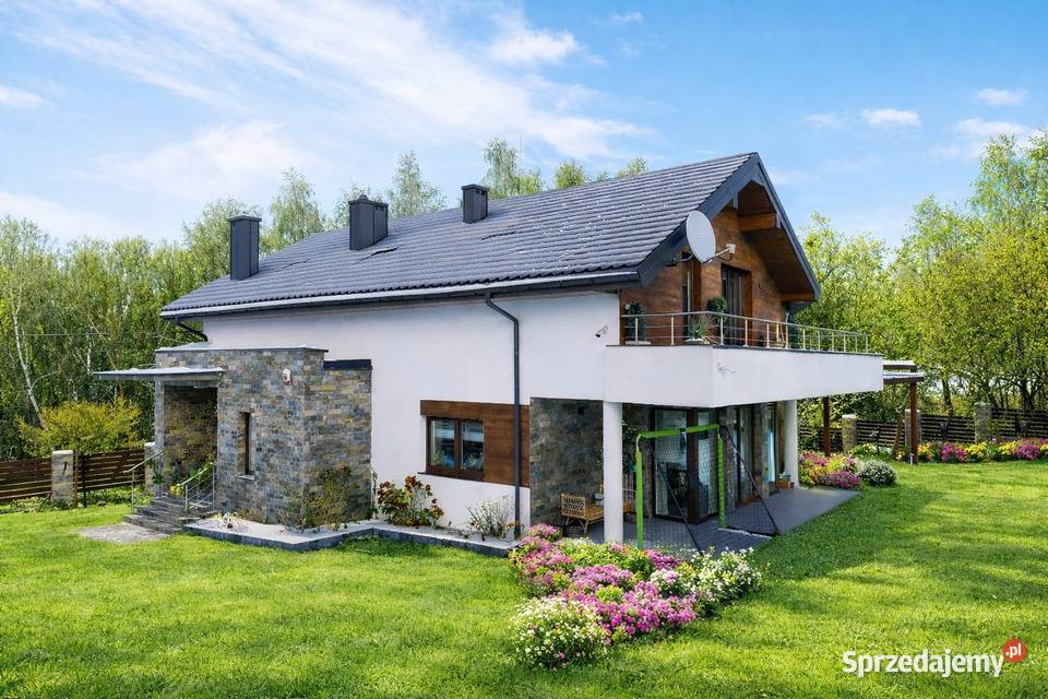 Nowoczesny komfortowy dom 221m2 na działce 15a 221m2 Wieliczka