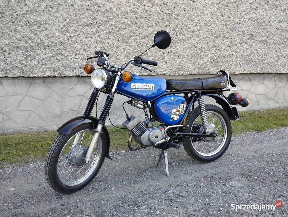 Motorower Simson s51 oryginał zarejestrowany 13000km sprzedam