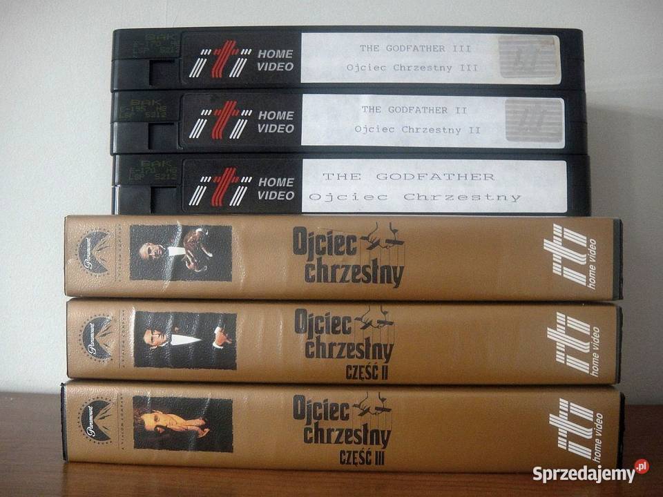 Ojciec Chrzestny 3 części filmu na kasecie video Kielce