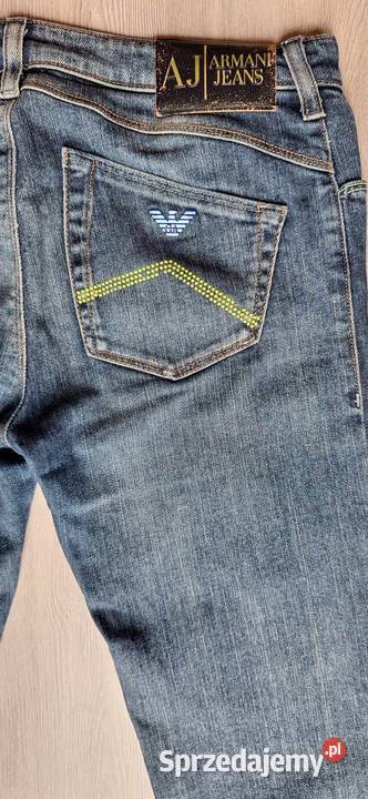 Spodnie jeansowe Armani Jeans r 26 niebieskie Długie Spodnie Sosnowiec sprzedam